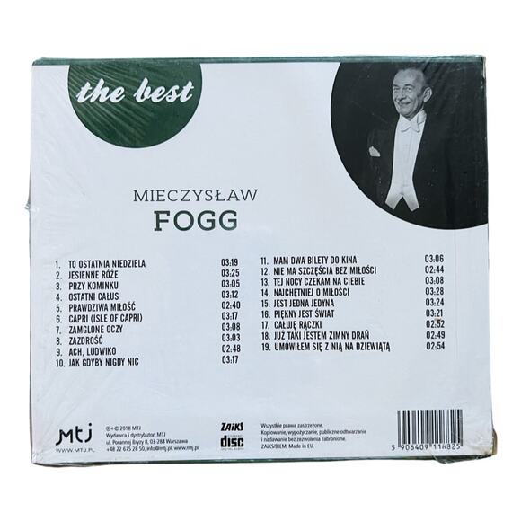 Mieczyslaw Fogg Jesienne Roze The Best 2018 Poland Polish Folk Album CD VG+ - Picture 2 of 6